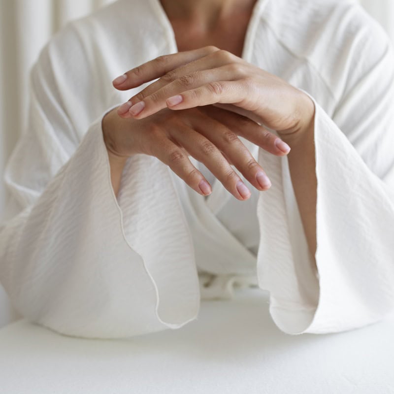 Before and after nail care treatment results